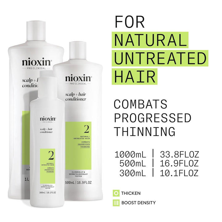 Nioxin System 2 - Acondicionador de terapia para el cuero cabelludo...