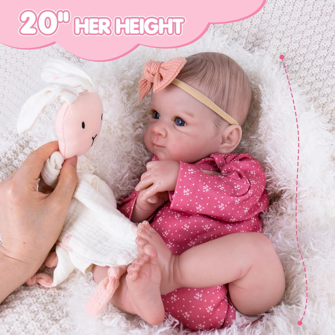 Aori Reborn Baby Dolls Girl - Muñeca de bebé realista como recién n...