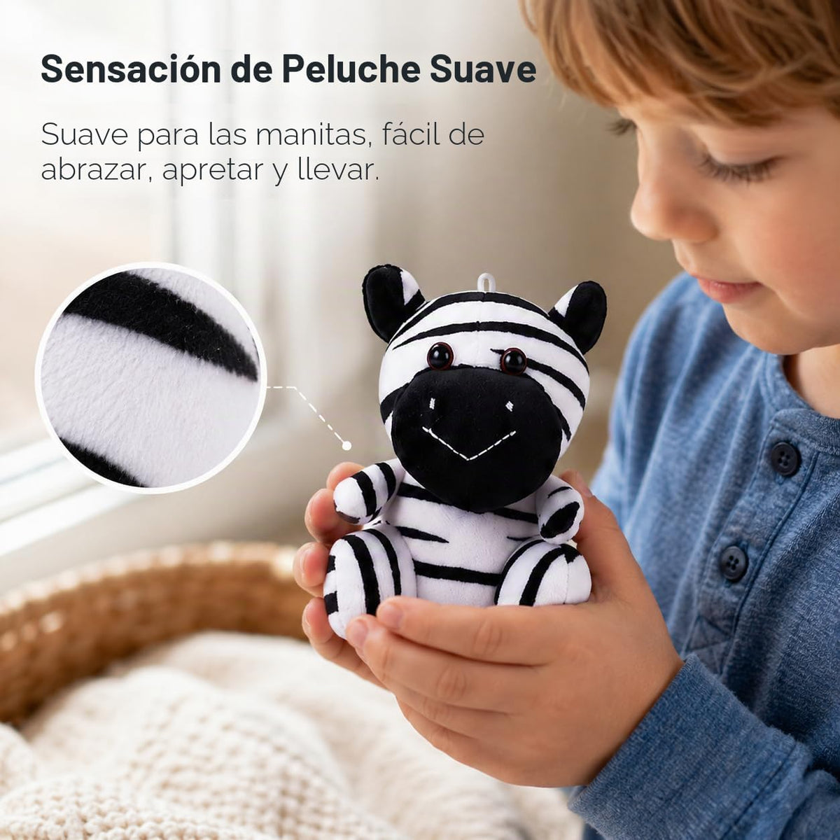 Mini animales de peluche a granel, paquete de 24 llaveros de peluche de 5