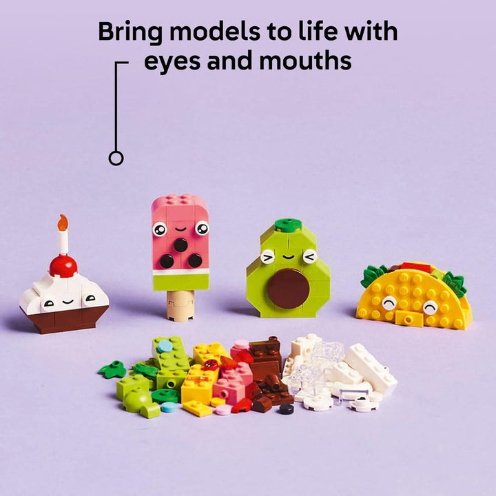 LEGO Classic Creative Food Friends - Juego de juguetes de