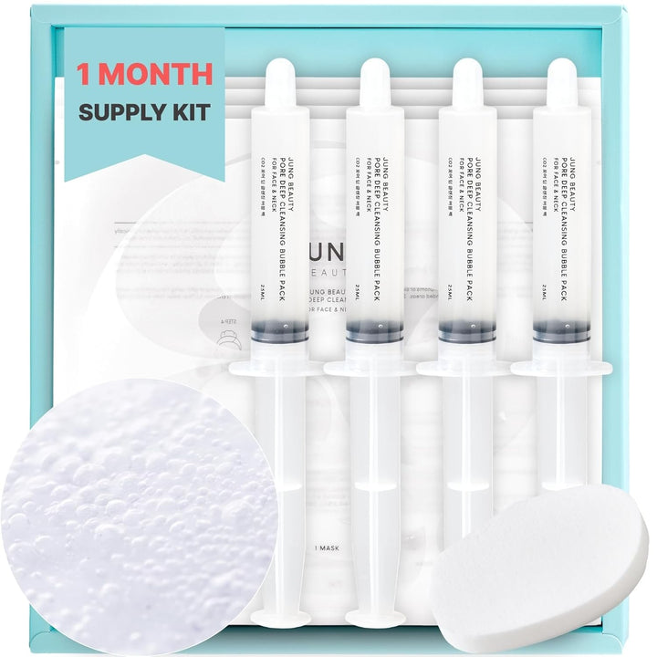 Jung Beauty Carboxy - Máscara facial y cuello con terapia de CO2, p...