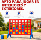 Giant 4 in a Row Game, juego jumbo para interiores y exteriores para la familia