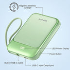 VONUV Banco de energía magnético de 10000mAh, cargador portátil ina...