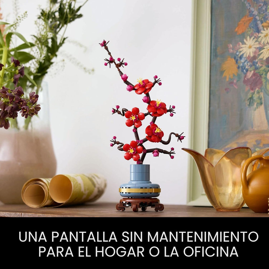 LEGO Botanicals 10369 - Juego de construcción de flor de ciruelo para adultos, flor artificial para centro de mesa, sala de estar, decoración del hogar, a partir de 18 años, kits de manualidades, regalo para cumpleaños, 10369
