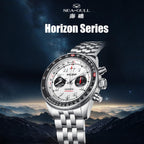 SEA-GULL Relojes mecánicos para hombre, reloj de pulsera automático para hombre, serie Horizon cronógrafo de aleación de titanio, Seagull ST19, luminoso, 1073