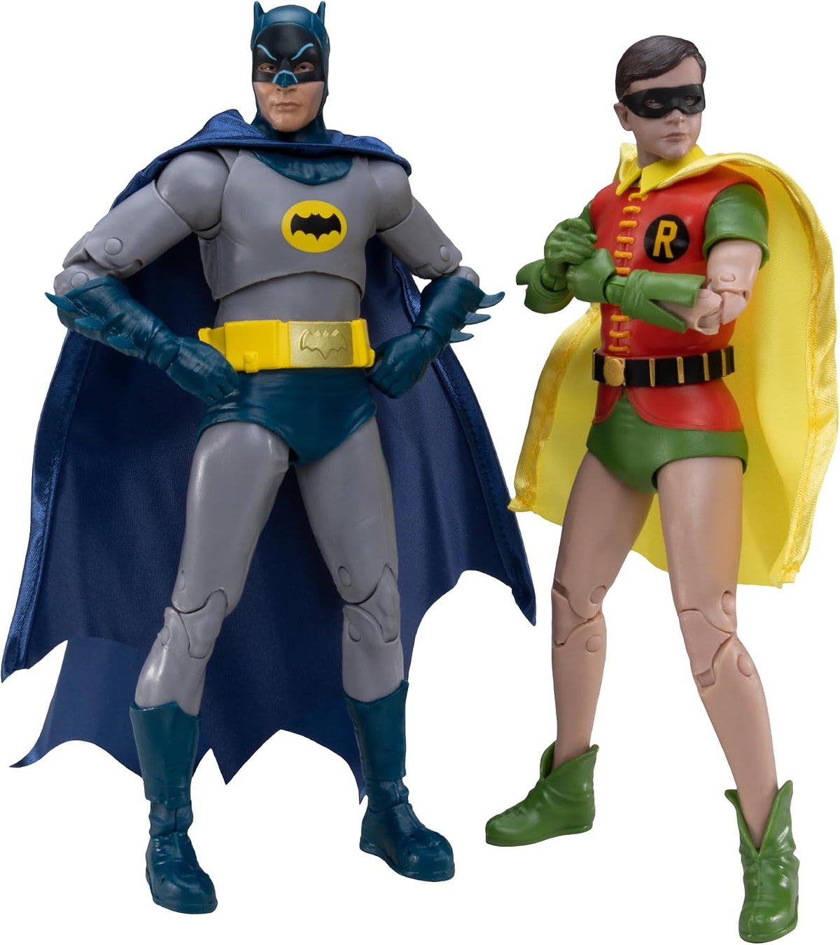 McFarlane Toys -DC Multiverse Batman y Robin (Serie de TV clásica de Batman) 7 pulgadas, paquete de 2 figuras de acción McFarlane Edición Coleccionista #5