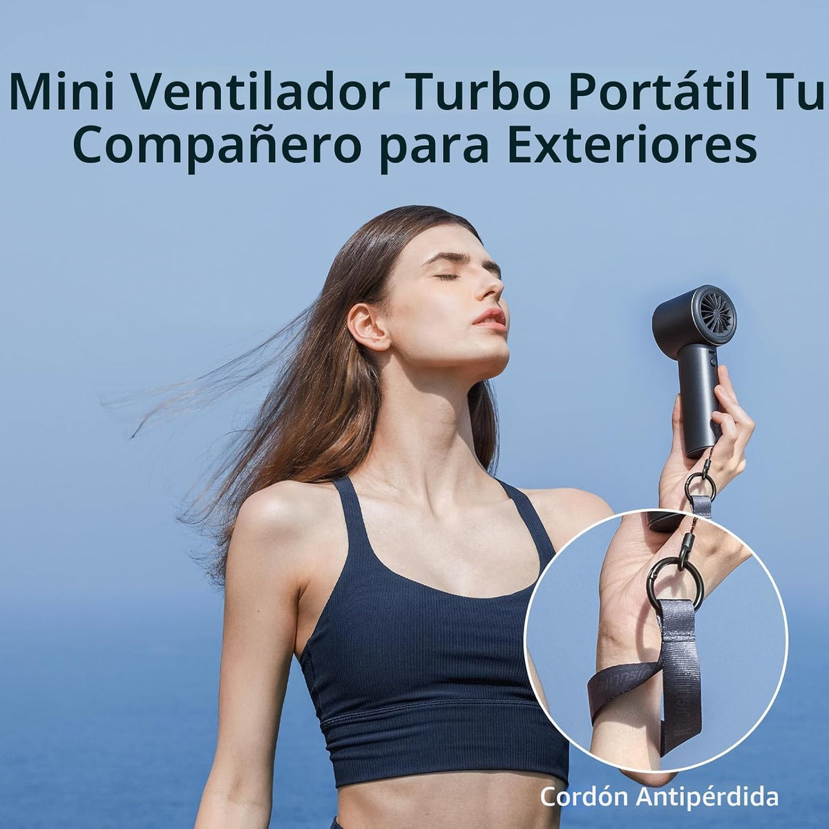 Ventilador de mano JISULIFE Pro1S - Flujo de aire de última generac...