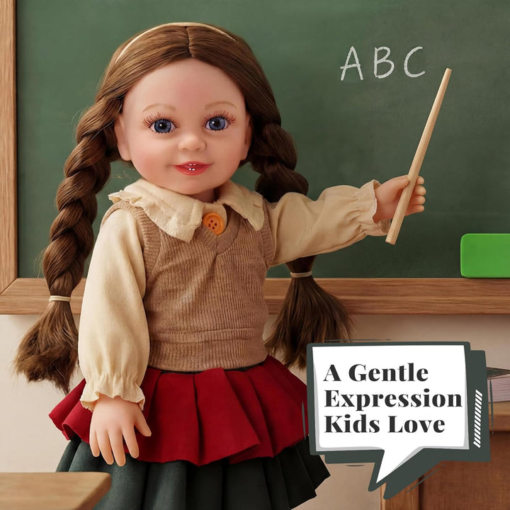 BABESIDE Muñeca de bebé realista americana muñeca de 16