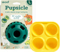 WOOF Pupsicle Dog Treat Toy con Silicone Treat Tray para Dogs 25-75 lbs