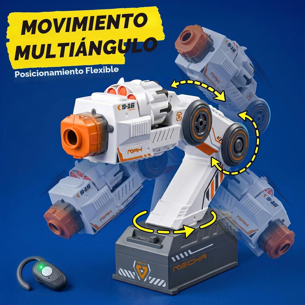 Robot Arm Blaster Toy - Juego de dardos de espuma, regalo para niños de 6
