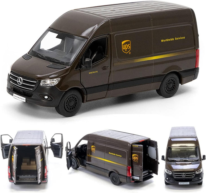 KiNSMART - UPS Mercedes-Benz Sprinter camión de correo