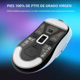 ATTACK SHARK X3 - Mouse inalámbrico para juegos, mouse ergonómico d...
