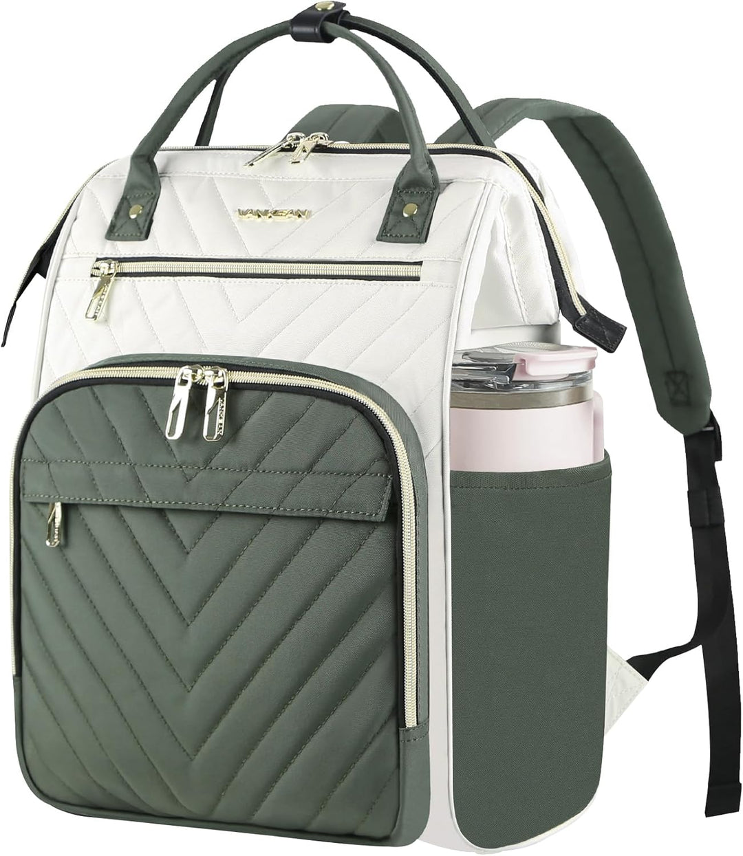 VANKEAN Mochila para laptop de 17 pulgadas para mujeres y hombres,...