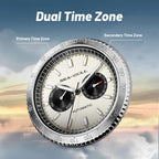 SEA-GULL Relojes mecánicos para hombre, GMT con calendario dual, diseño ojo de panda, reloj de pulsera automático, Seagull ST2502, taquímetro, luminoso, 6177