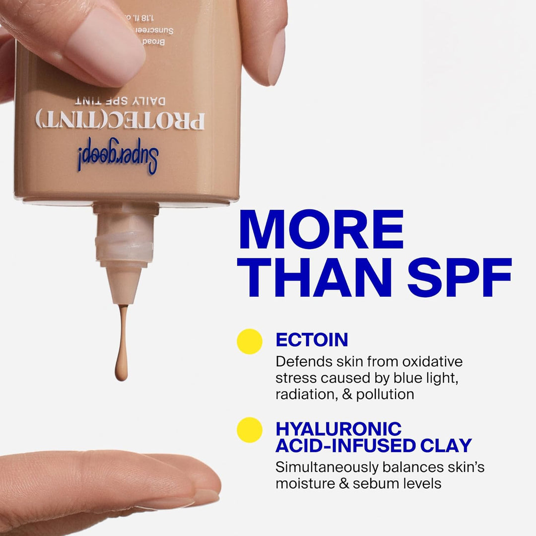 Supergoop! Protec(tint) Daily Skin Tint SPF 50 - 24N - Cobertura li...