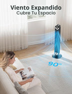 Dreo - Ventilador de torre para dormitorio, ventilador de piso osci...
