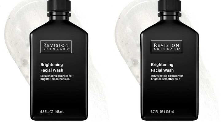 Revision Skincare Brightening Facial Wash, limpiador facial exfolia...