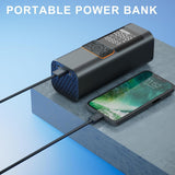 Inflador de neumáticos inalámbrico de 6000 mAh, compresor de aire p...
