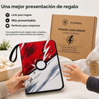 Kidnobia Carpeta para Cartas Coleccionables de 9 Bolsillos con Caja de Regalo con Cremallera
