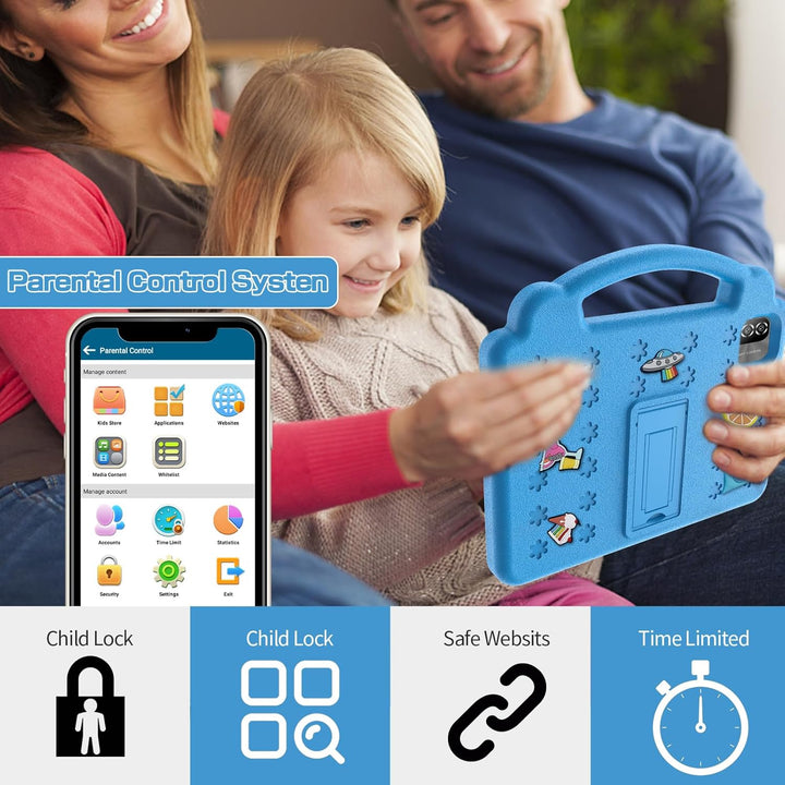 Tableta para niños de 10 pulgadas, 3 GB de RAM y 64 GB de almacenam...