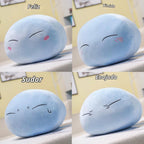 Almohadas de peluche de anime Slime de peluche para muñeca de peluche, juguetes de regalo (17.7 pulgadas, feliz)