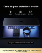 INIU Cargador del ordenador portátil del USB C de 100W, bloque de carga
