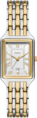 Fossil Raquel - Reloj de cuarzo y acero inoxidable para mujer, con tres manecillas