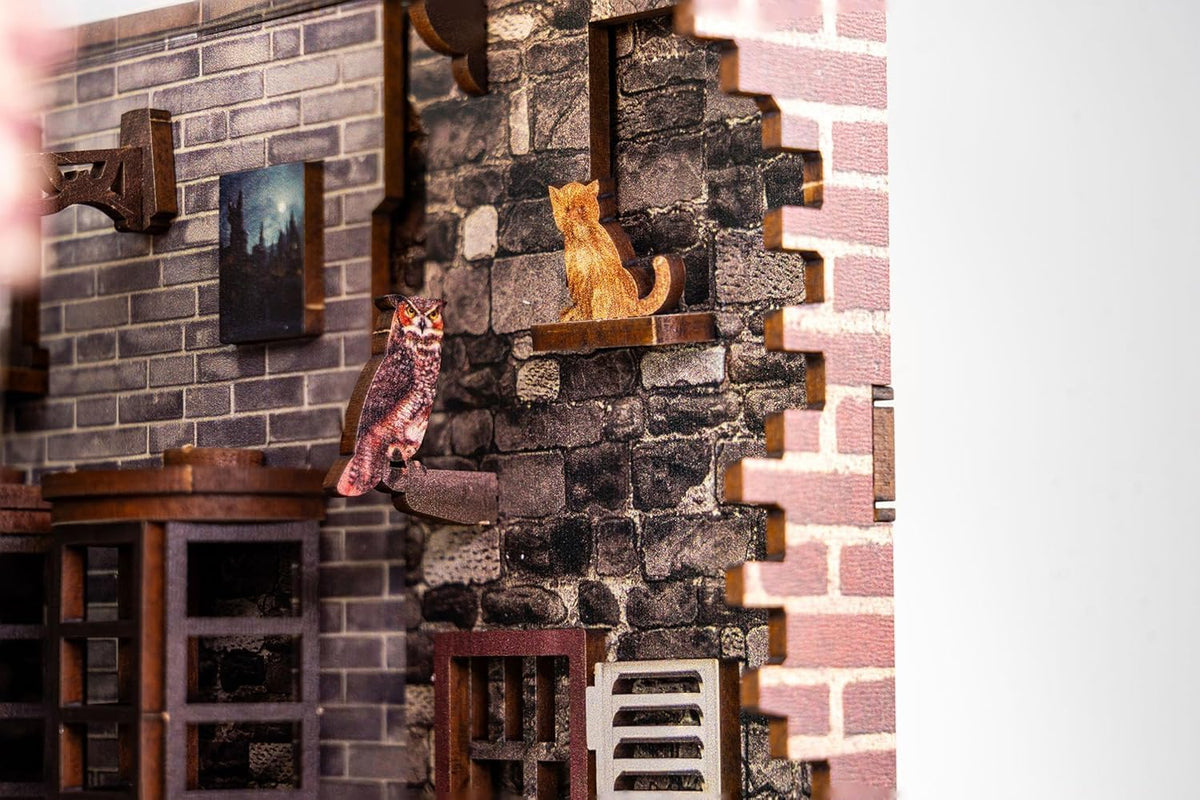 Revell Harry Potter Diagon Alley 3D Book Nook Kit de rompecabezas de madera