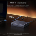 UGREEN Estación de acoplamiento Maxidok Thunderbolt 5, triple 4K@144Hz
