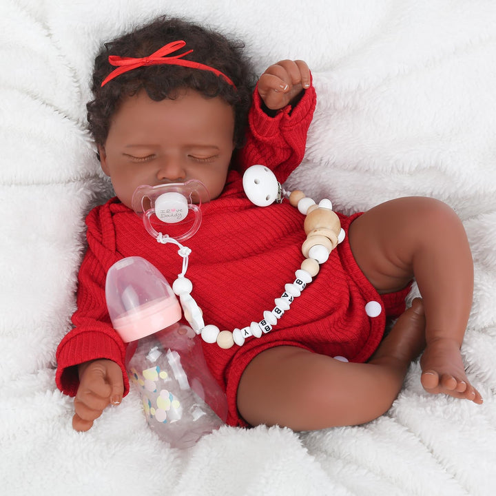 CHAREX Muñeca Reborn realista de 18 pulgadas - Muñeca de bebé recié...