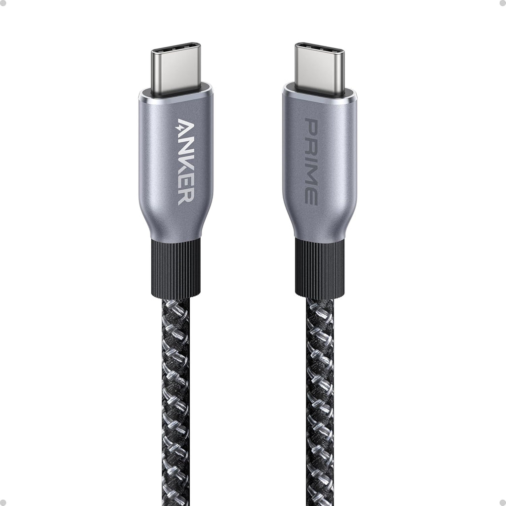 Anker Prime USB C a USB C Cable, 240W Fast carga Durable Cable (3 ft)