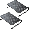 HUANUO Elevador de monitor para escritorio, soporte para laptop con estante