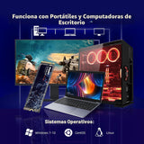 KingSpec SSD 256GB, M.2 NVMe Gen3x4 SSD 2280 - Hasta 2400 MB\/s, un...