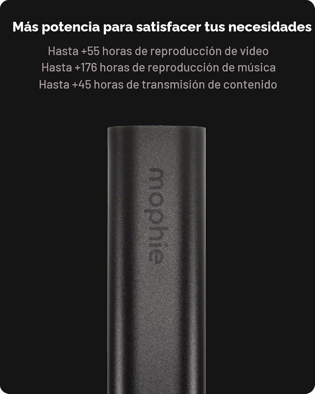 Mophie Powerstation Fast - Banco de energía de 10,000 mAh