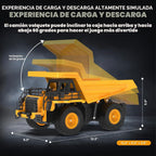 12.2" Remote Control Dump Truck Toy para Kids, RC Construction Vehicle Toy