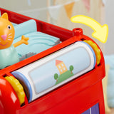 Peppa Pig Juego de autobús de fiesta 2 en 1 con 3 figuras