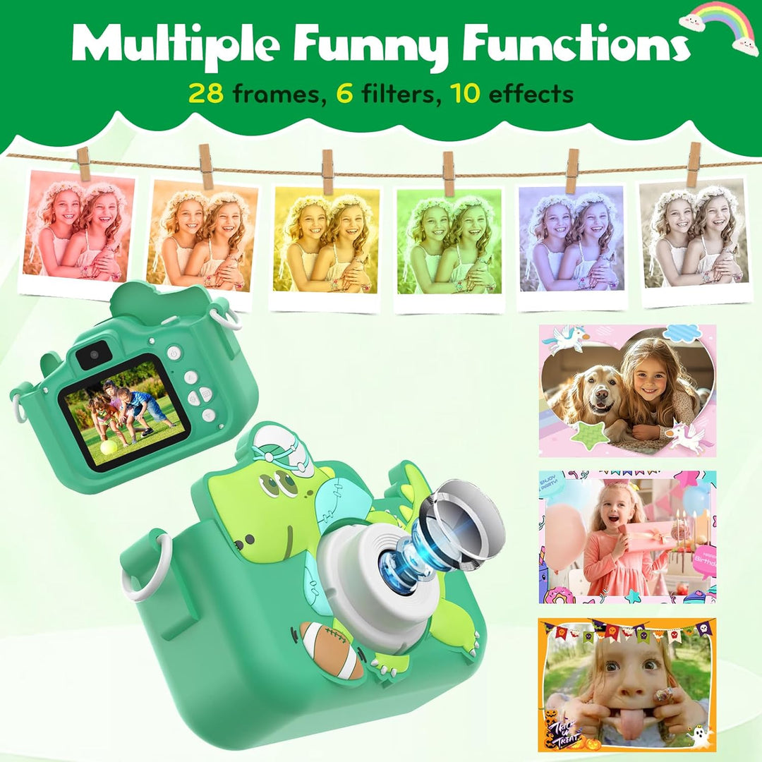 Juguetes de cámara para niños, cámara digital para niños de 3 a 8 a...