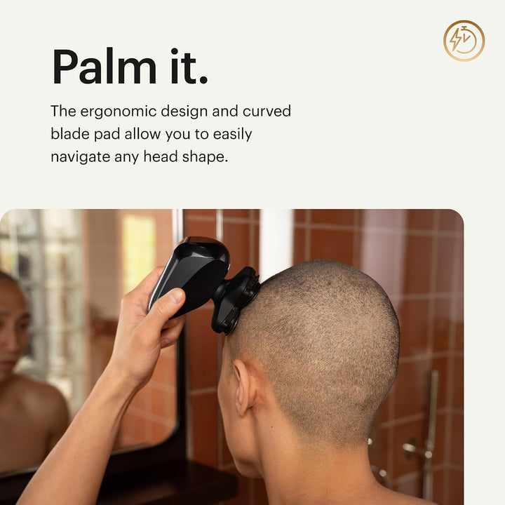 MANSCAPED® The Dome Shaver™ PRO - Afeitadora de cabeza para hombres...