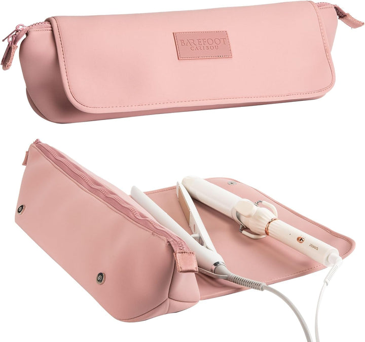 BAREFOOT CARIBOU Bolsa de viaje para herramientas para el cabello y...