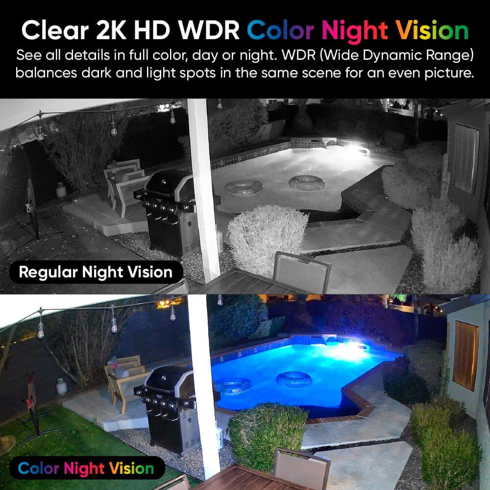 WYZE Duo Cam Pan, paquete de 2 unidades, para interiores y exterior...