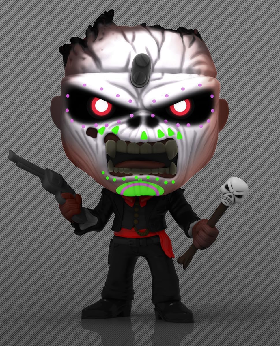 FUNKO Pop! Rocks: Iron Maiden \u2013 Eddie 4PK Glow in the Dark Box...