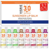 Bálsamo labial protector solar SPF 30, tamaño de viaje a granel, pa...