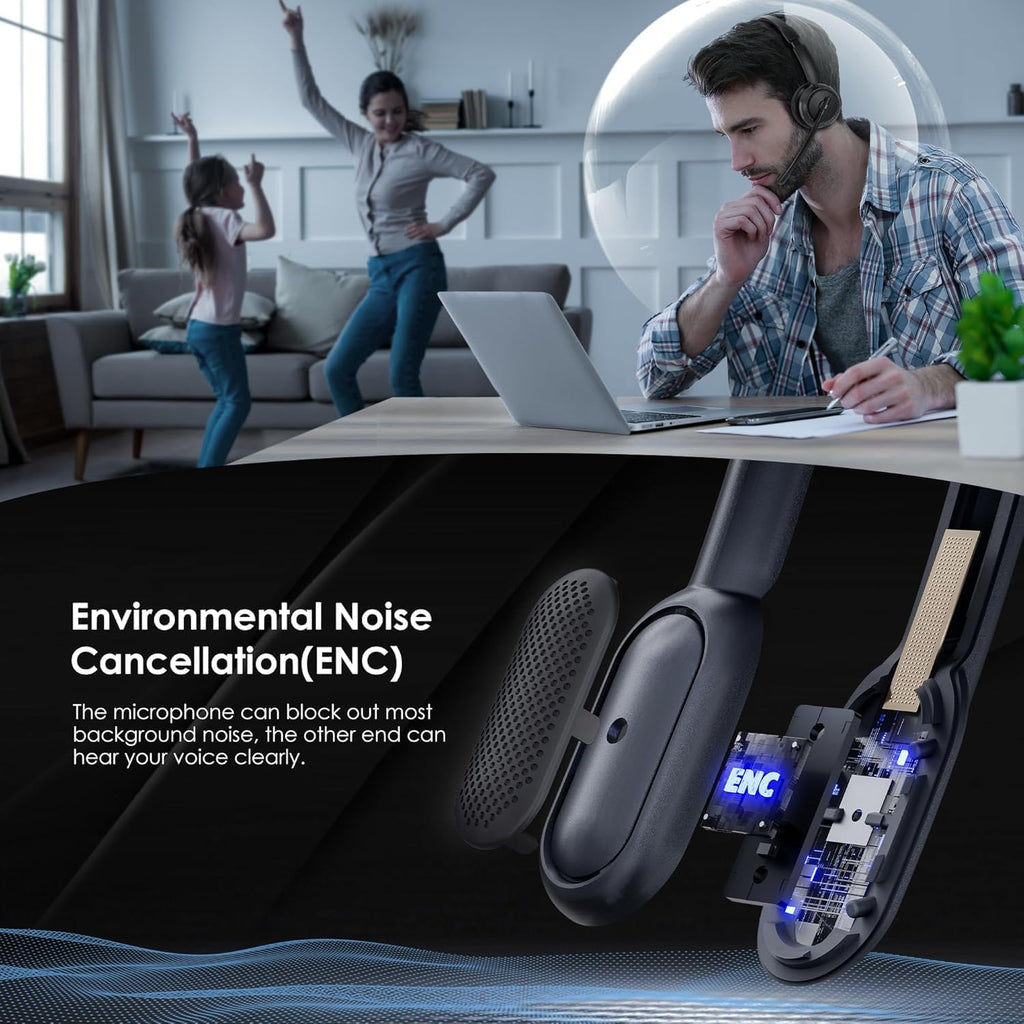 Actualización de auriculares inalámbricos ANC y ENC con micrófono para