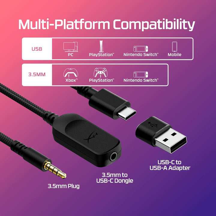 HyperX Cloud III \u2013 Auriculares con cable para juegos, PC, PS5,...
