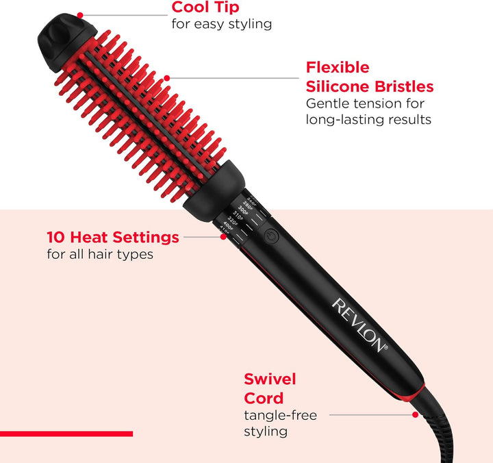 REVLON Nuevo y Mejorado SmoothStay Cepillo para Cabello con Calefac...