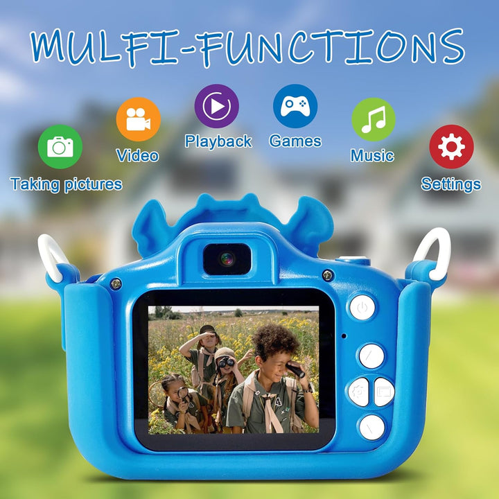 Cámara para niños con tarjeta SD de 32 GB \u2013 Cámara de video di...