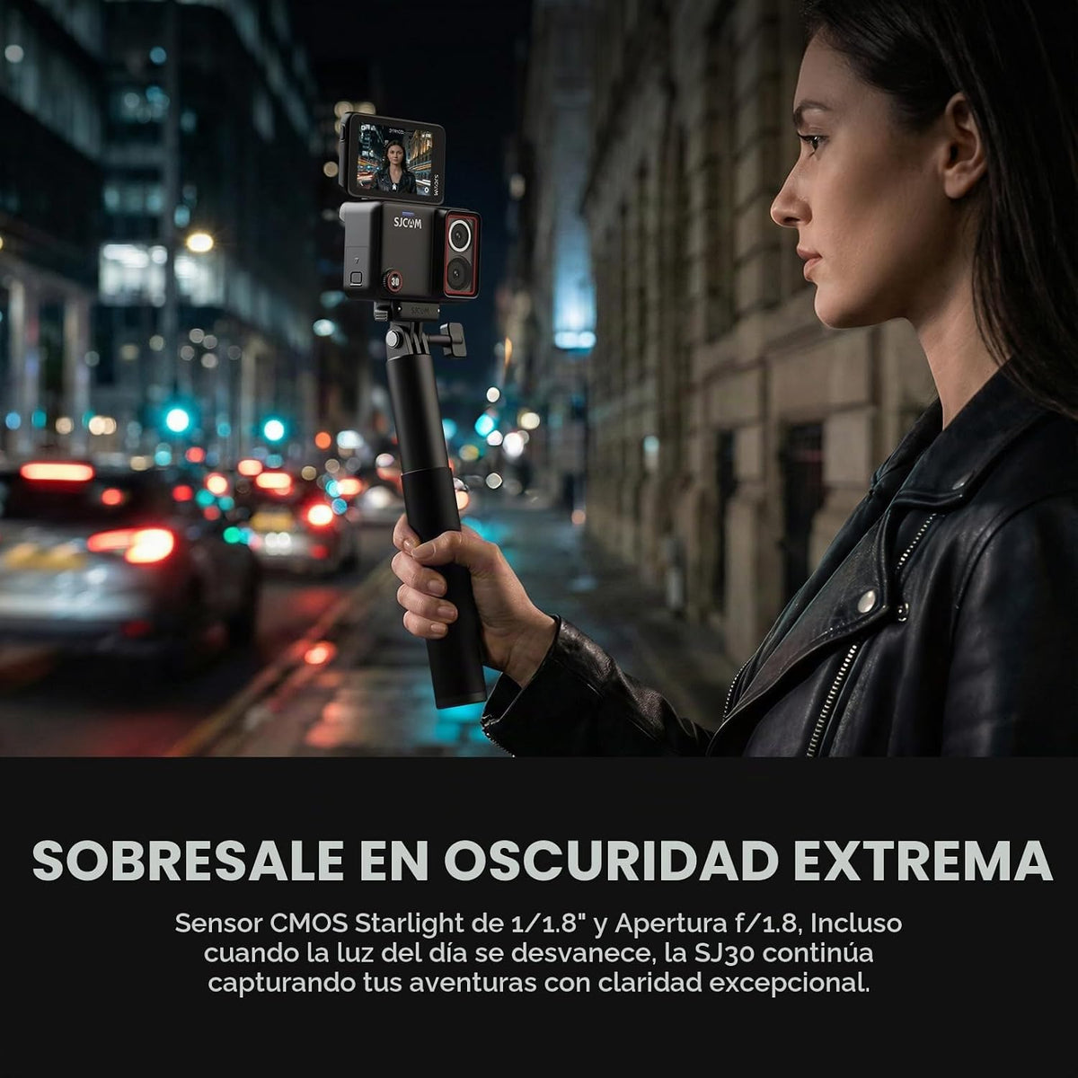 SJCAM SJ30 6K Cámara de acción Vlogging con micrófono inalámbrico 8K/6K/5K