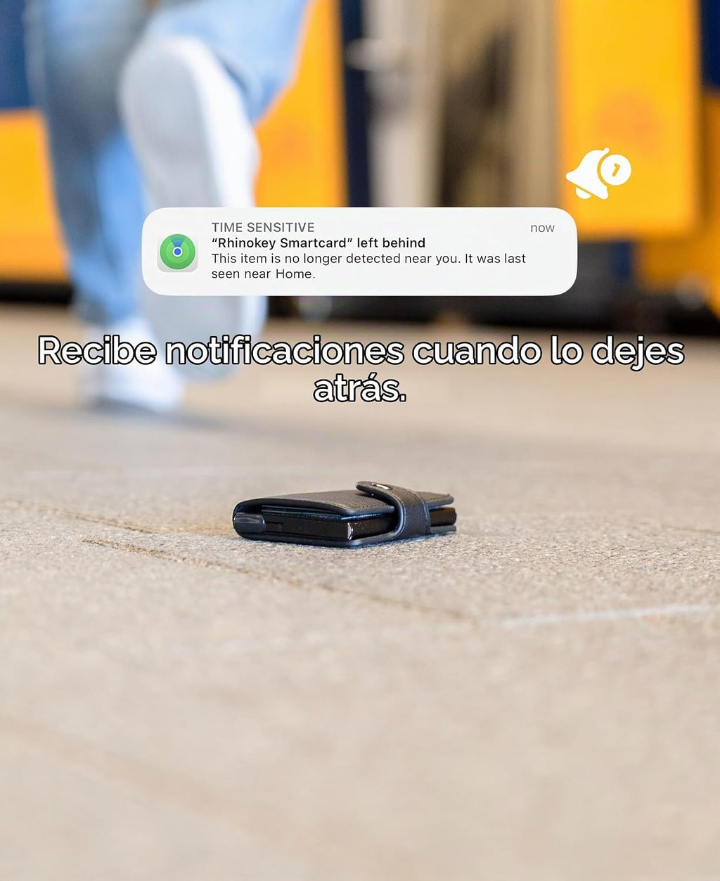 Rhinokey® La tarjeta de seguimiento de billetera certificada MFi de Apple