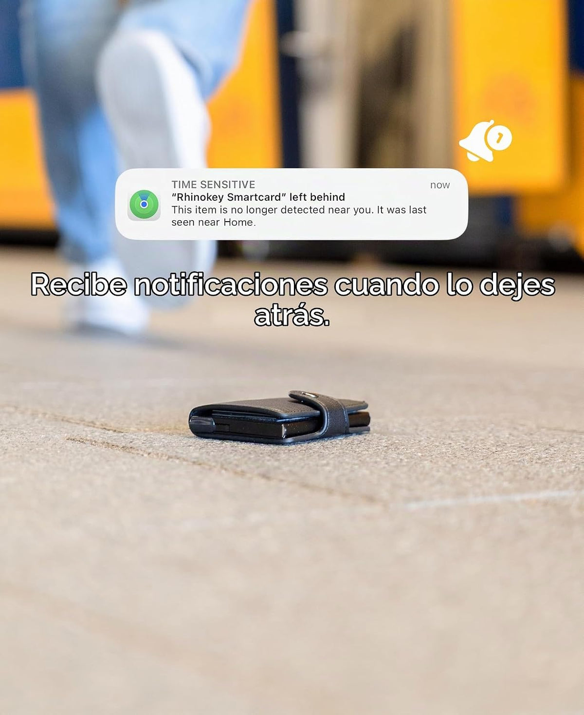 Rhinokey® La tarjeta de seguimiento de billetera certificada MFi de Apple