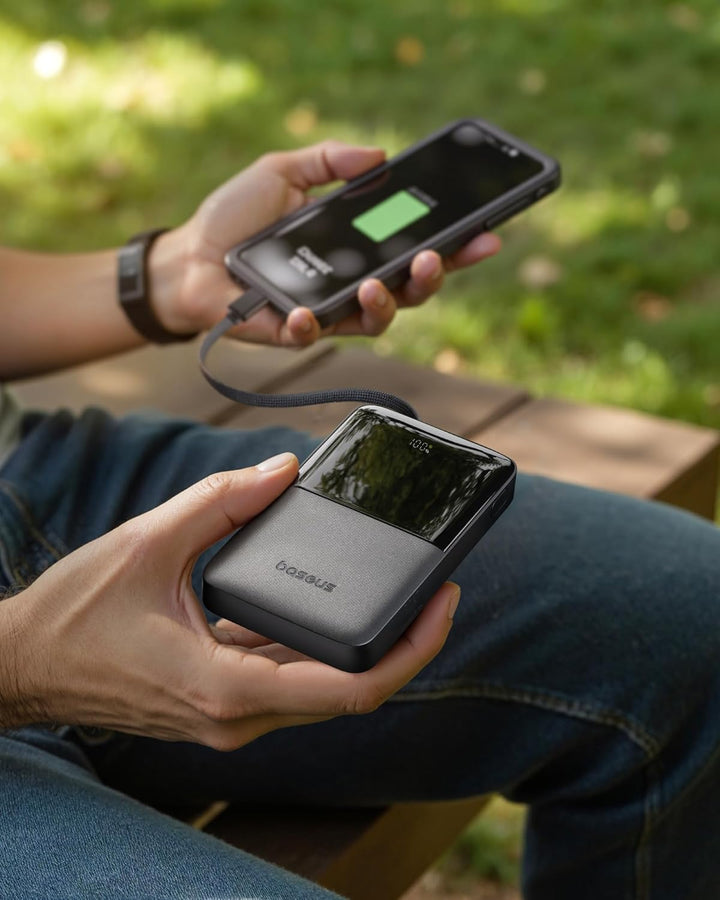 Baseus Portable Charger, 10000mAh Fast Charging Power Bank, 22.5W P...